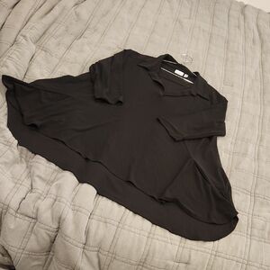 Women with Control Black Tunic Top Size XL-P